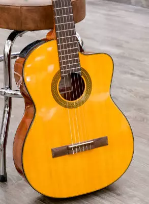 Takamine - GC1CE-NAT Classical Acoustic-Electric Guitar - Natural Gloss